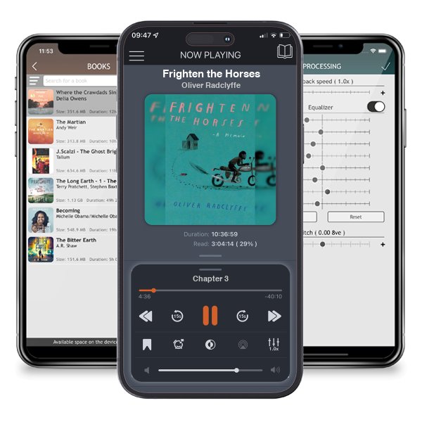 Download fo free audiobook Frighten the Horses by Oliver Radclyffe and listen anywhere on your iOS devices in the ListenBook app.