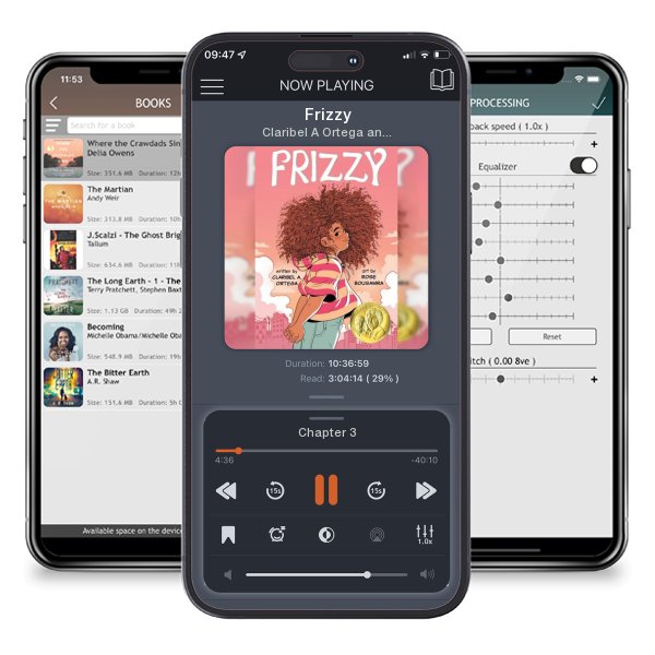 Download fo free audiobook Frizzy by Claribel A Ortega and Rose Bousamra and listen anywhere on your iOS devices in the ListenBook app.