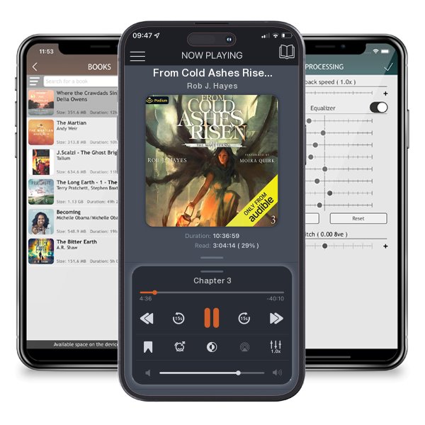 Download fo free audiobook From Cold Ashes Risen by Rob J. Hayes and listen anywhere on your iOS devices in the ListenBook app.