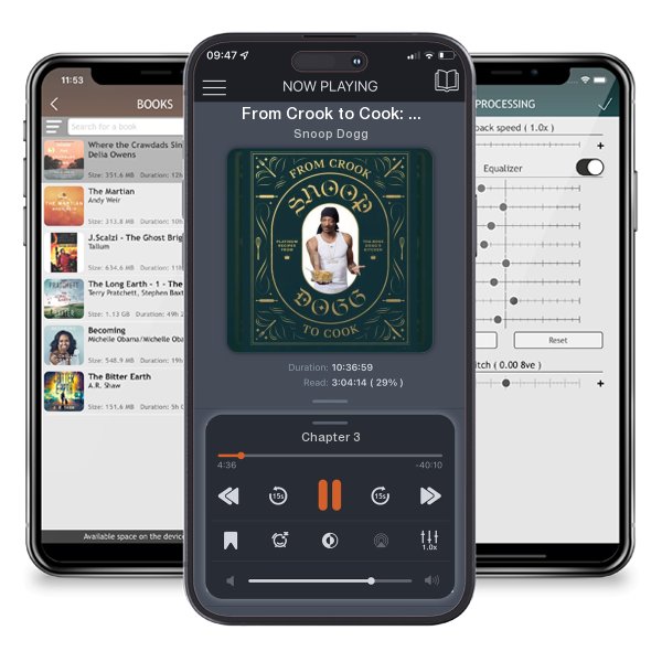 Download fo free audiobook From Crook to Cook: Platinum Recipes from Tha Boss Dogg's... by Snoop Dogg and listen anywhere on your iOS devices in the ListenBook app.