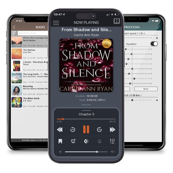 Download fo free audiobook From Shadow and Silence by Carrie Ann Ryan and listen anywhere on your iOS devices in the ListenBook app.