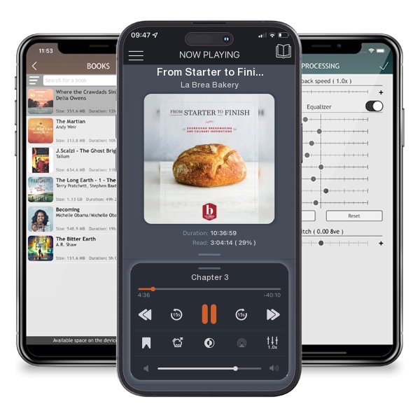Download fo free audiobook From Starter to Finish: Sourdough Breadmaking and Culinary Inspirations by La Brea Bakery and listen anywhere on your iOS devices in the ListenBook app.