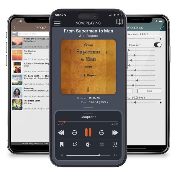 Download fo free audiobook From Superman to Man by J. a. Rogers and listen anywhere on your iOS devices in the ListenBook app.