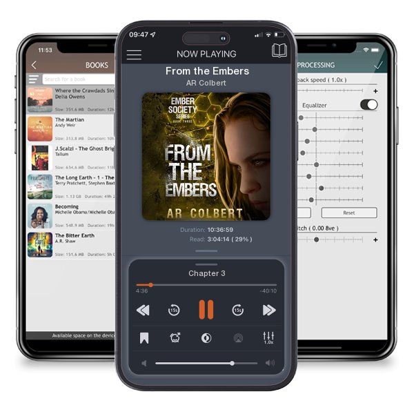 Download fo free audiobook From the Embers by AR Colbert and listen anywhere on your iOS devices in the ListenBook app.