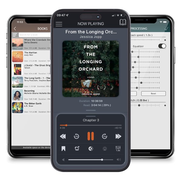 Download fo free audiobook From the Longing Orchard by Jessica Jopp and listen anywhere on your iOS devices in the ListenBook app.