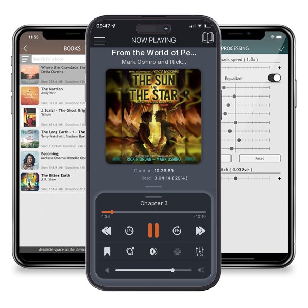 Download fo free audiobook From the World of Percy Jackson: The Sun and the Star by Mark Oshiro and Rick Riordan and listen anywhere on your iOS devices in the ListenBook app.