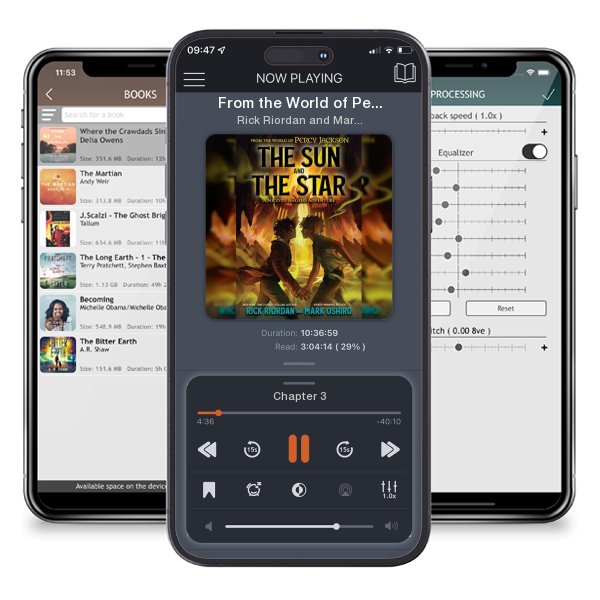 Download fo free audiobook From the World of Percy Jackson: The Sun and the Star by Rick Riordan and Mark Oshiro and listen anywhere on your iOS devices in the ListenBook app.