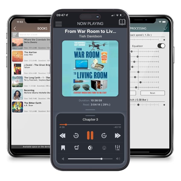 Download fo free audiobook From War Room to Living Room by Tish Davidson and listen anywhere on your iOS devices in the ListenBook app.