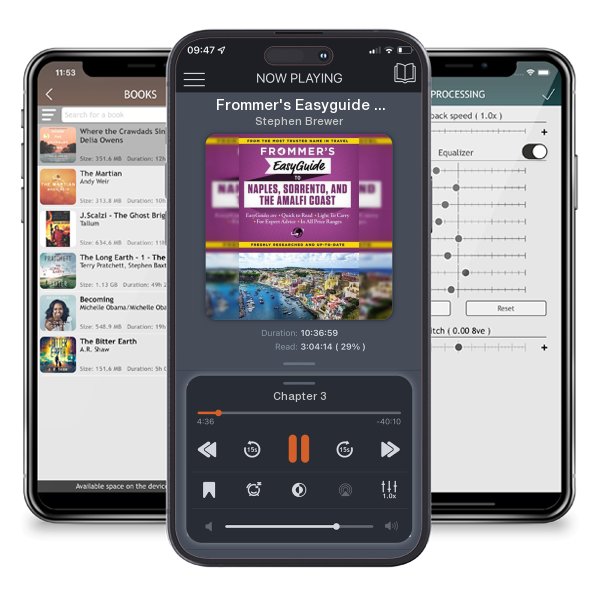 Download fo free audiobook Frommer's Easyguide to Naples, Sorrento and the Amalfi Coast by Stephen Brewer and listen anywhere on your iOS devices in the ListenBook app.