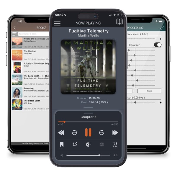 Download fo free audiobook Fugitive Telemetry by Martha Wells and listen anywhere on your iOS devices in the ListenBook app.