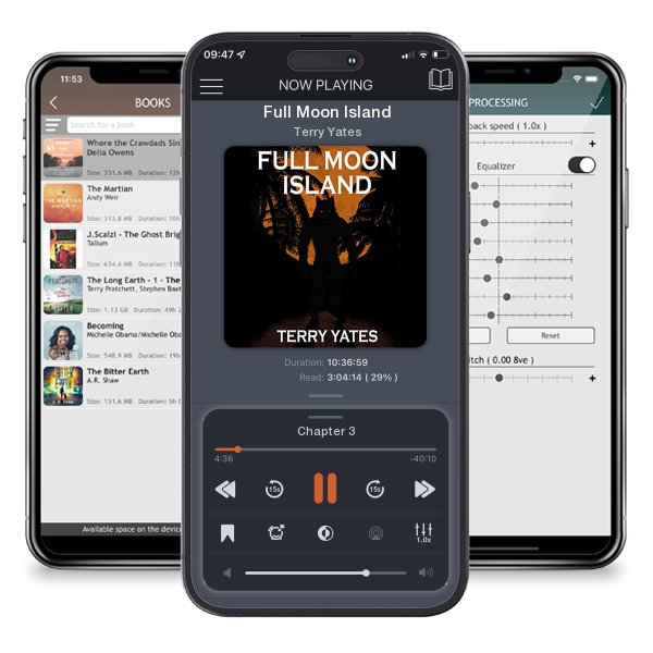 Download fo free audiobook Full Moon Island by Terry Yates and listen anywhere on your iOS devices in the ListenBook app.