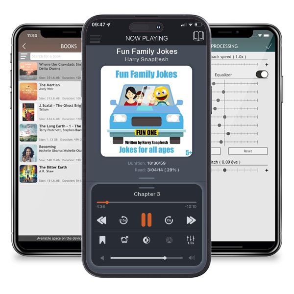 Download fo free audiobook Fun Family Jokes by Harry Snapfresh and listen anywhere on your iOS devices in the ListenBook app.