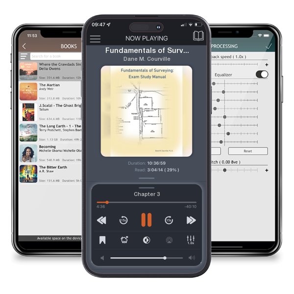 Download fo free audiobook Fundamentals of Surveying: Exam Study Manual by Dane M. Courville and listen anywhere on your iOS devices in the ListenBook app.