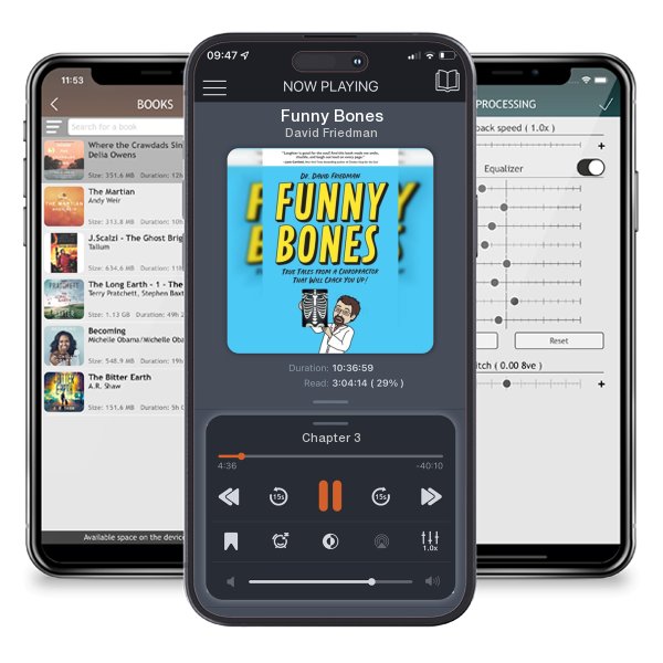 Download fo free audiobook Funny Bones by David Friedman and listen anywhere on your iOS devices in the ListenBook app.