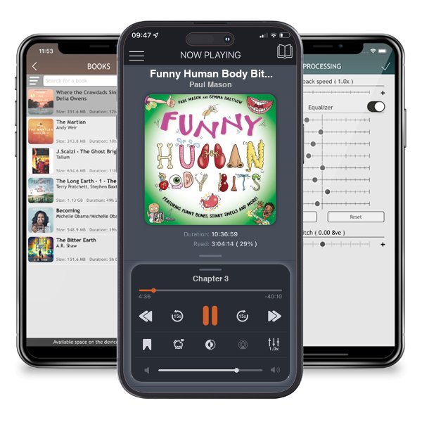 Download fo free audiobook Funny Human Body Bits: Laugh-out-loud science facts! - Funny Nature by Paul Mason and listen anywhere on your iOS devices in the ListenBook app.