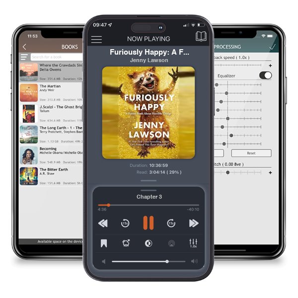 Download fo free audiobook Furiously Happy: A Funny Book About Horrible Things by Jenny Lawson and listen anywhere on your iOS devices in the ListenBook app.