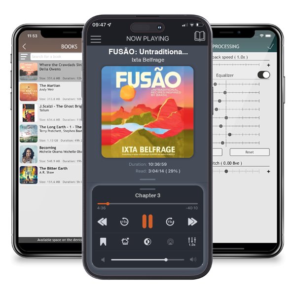 Download fo free audiobook FUSÃO: Untraditional recipes inspired by Brasil by Ixta Belfrage and listen anywhere on your iOS devices in the ListenBook app.