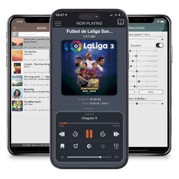 Download fo free audiobook Futbol de Laliga Santander / La Liga: Official Book of the... by La Liga and listen anywhere on your iOS devices in the ListenBook app.