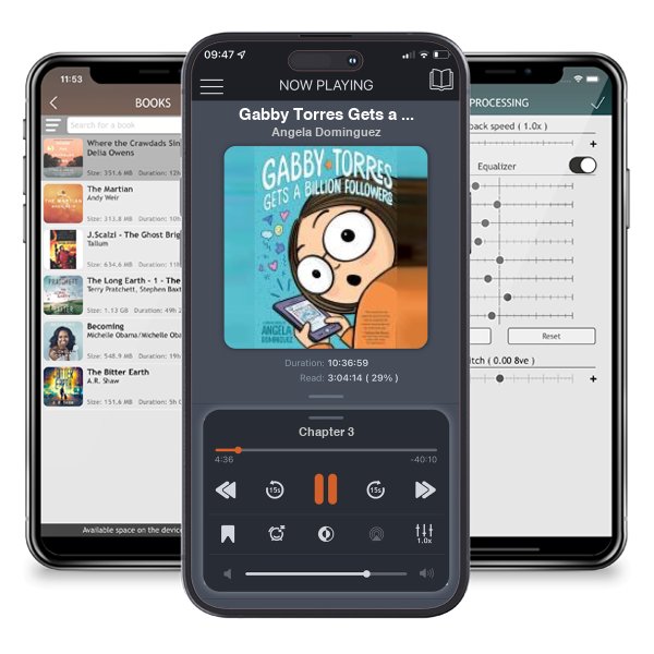 Download fo free audiobook Gabby Torres Gets a Billion Followers by Angela Dominguez and listen anywhere on your iOS devices in the ListenBook app.