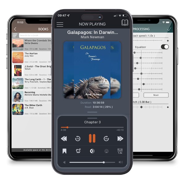 Download fo free audiobook Galapagos: In Darwin's Footsteps by Mark Newman and listen anywhere on your iOS devices in the ListenBook app.