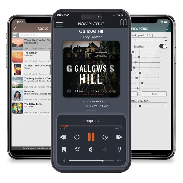 Download fo free audiobook Gallows Hill by Darcy Coates and listen anywhere on your iOS devices in the ListenBook app.