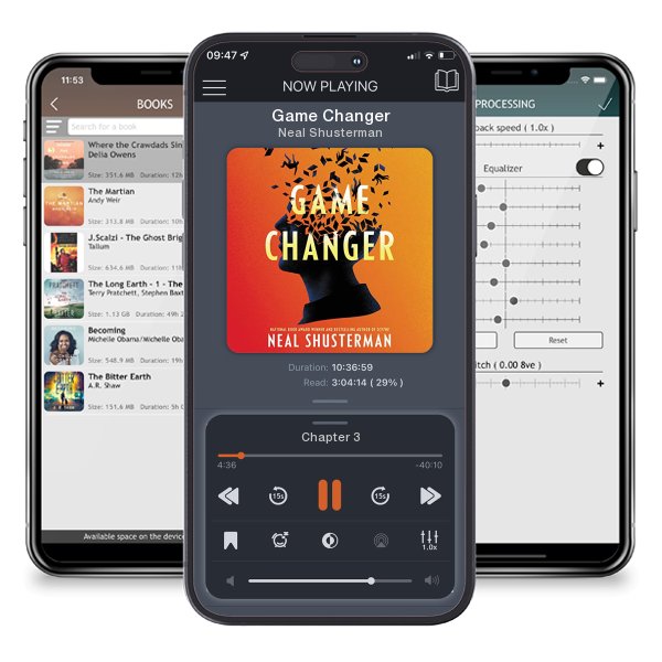 Download fo free audiobook Game Changer by Neal Shusterman and listen anywhere on your iOS devices in the ListenBook app.