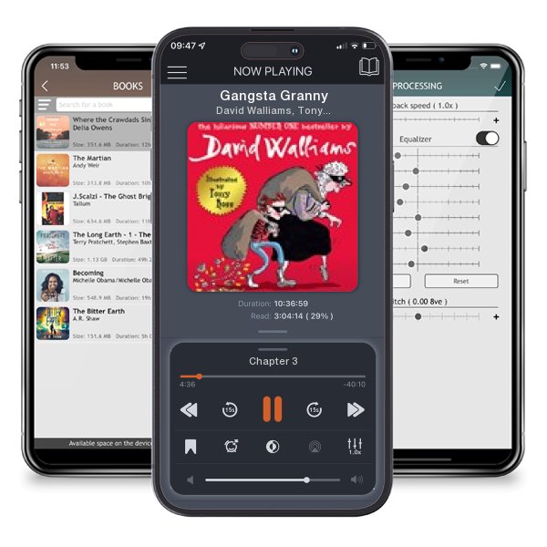 Download fo free audiobook Gangsta Granny by David Walliams, Tony Ross and listen anywhere on your iOS devices in the ListenBook app.