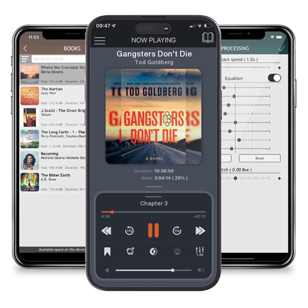 Download fo free audiobook Gangsters Don't Die by Tod Goldberg and listen anywhere on your iOS devices in the ListenBook app.