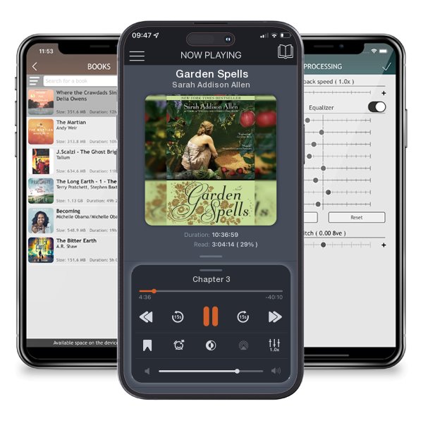 Download fo free audiobook Garden Spells by Sarah Addison Allen and listen anywhere on your iOS devices in the ListenBook app.