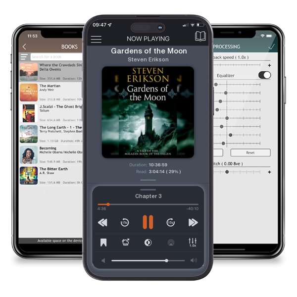 Download fo free audiobook Gardens of the Moon by Steven Erikson and listen anywhere on your iOS devices in the ListenBook app.