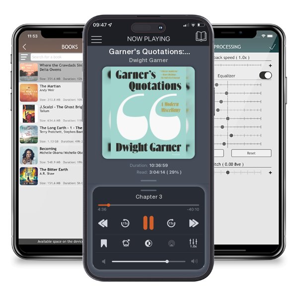 Download fo free audiobook Garner's Quotations: A Modern Miscellany by Dwight Garner and listen anywhere on your iOS devices in the ListenBook app.