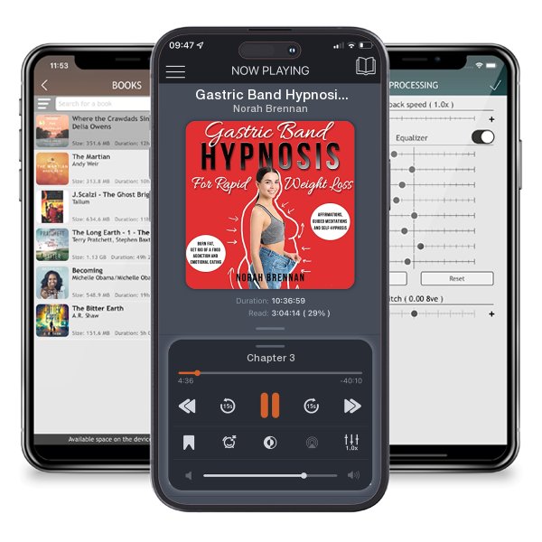 Download fo free audiobook Gastric Band Hypnosis for Rapid Weight Loss by Norah Brennan and listen anywhere on your iOS devices in the ListenBook app.