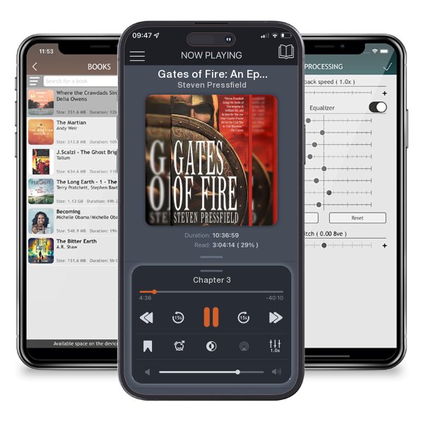 Download fo free audiobook Gates of Fire: An Epic Novel of the Battle of Thermopylae by Steven Pressfield and listen anywhere on your iOS devices in the ListenBook app.