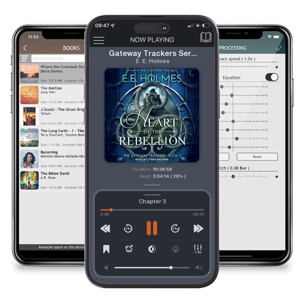 Download fo free audiobook Gateway Trackers Series, Book 5 by E. E. Holmes and listen anywhere on your iOS devices in the ListenBook app.