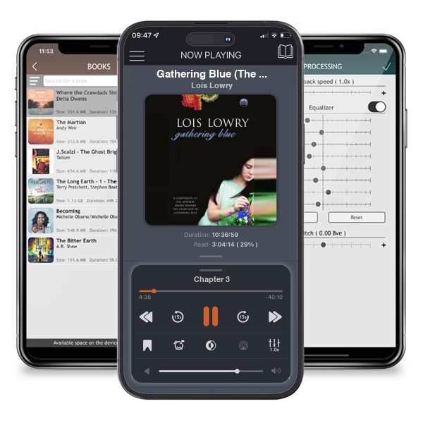 Download fo free audiobook Gathering Blue (The Giver, #2) by Lois Lowry and listen anywhere on your iOS devices in the ListenBook app.