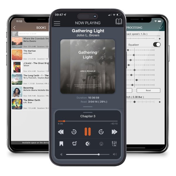 Download fo free audiobook Gathering Light by John L. Brown and listen anywhere on your iOS devices in the ListenBook app.