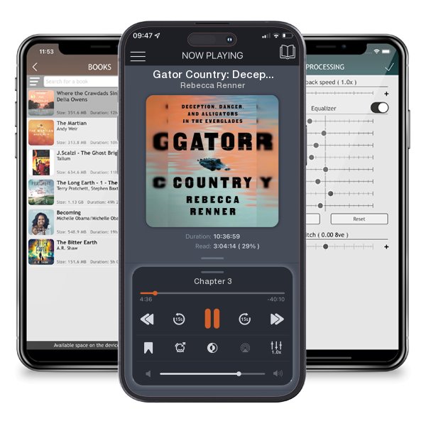 Download fo free audiobook Gator Country: Deception, Danger, and Alligators in the... by Rebecca Renner and listen anywhere on your iOS devices in the ListenBook app.