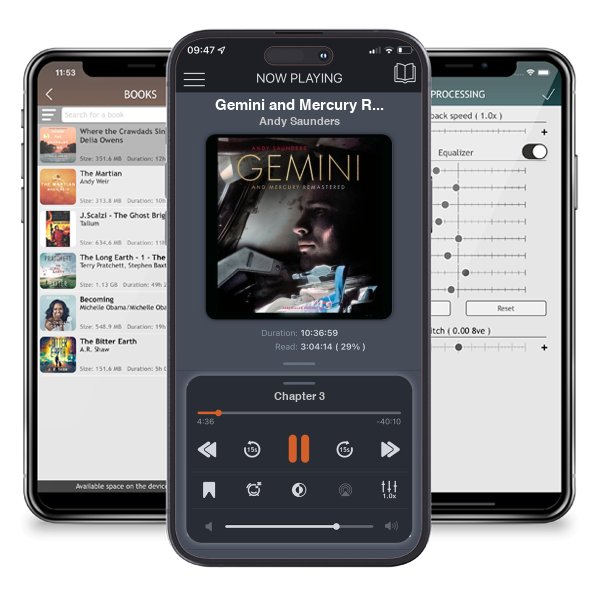 Download fo free audiobook Gemini and Mercury Remastered by Andy Saunders and listen anywhere on your iOS devices in the ListenBook app.