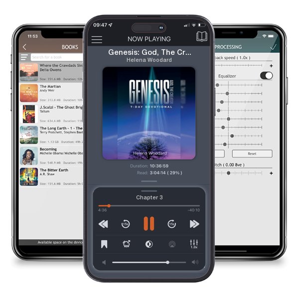 Download fo free audiobook Genesis: God, The Creator by Helena Woodard and listen anywhere on your iOS devices in the ListenBook app.