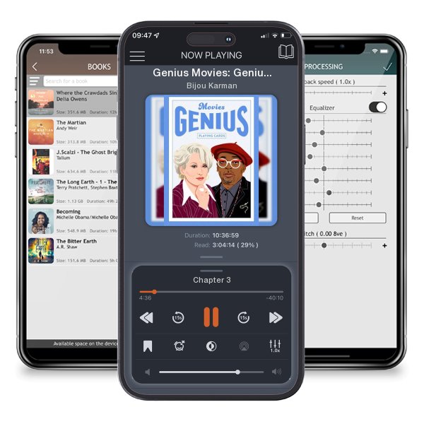 Download fo free audiobook Genius Movies: Genius Playing Cards by Bijou Karman and listen anywhere on your iOS devices in the ListenBook app.
