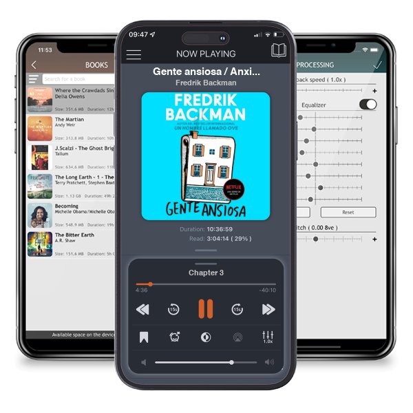 Descargar audiolibro gratis Gente ansiosa / Anxious People by Fredrik Backman y escuchar en cualquier lugar en sus dispositivos iOS en la aplicación ListenBook.