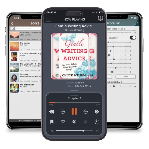 Download fo free audiobook Gentle Writing Advice: How to Be a Writer Without Destroying... by Chuck Wendig and listen anywhere on your iOS devices in the ListenBook app.