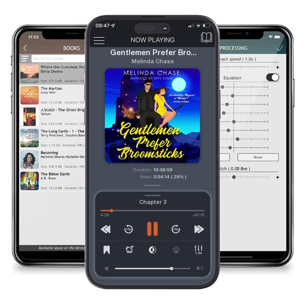 Download fo free audiobook Gentlemen Prefer Broomsticks by Melinda Chase and listen anywhere on your iOS devices in the ListenBook app.