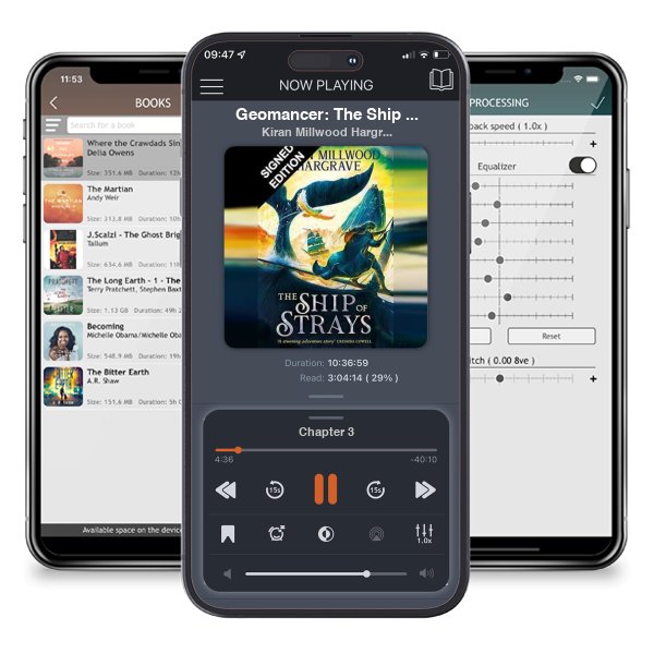 Download fo free audiobook Geomancer: The Ship of Strays: Signed Edition - Geomancer by Kiran Millwood Hargrave and listen anywhere on your iOS devices in the ListenBook app.