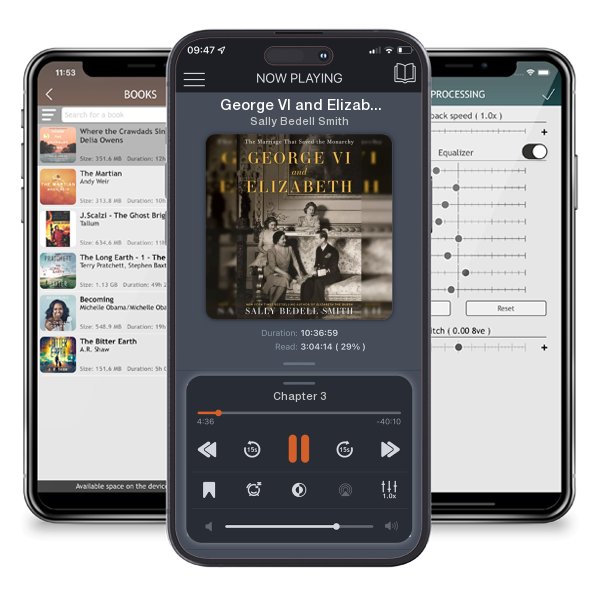 Download fo free audiobook George VI and Elizabeth: The Marriage That Saved the Monarchy by Sally Bedell Smith and listen anywhere on your iOS devices in the ListenBook app.