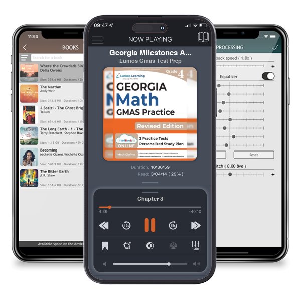 Download fo free audiobook Georgia Milestones Assessment System Test Prep: 4th Grade Math Practice Workbook and Full-length Online Assessments: GMAS Study Guide by Lumos Gmas Test Prep and listen anywhere on your iOS devices in the ListenBook app.