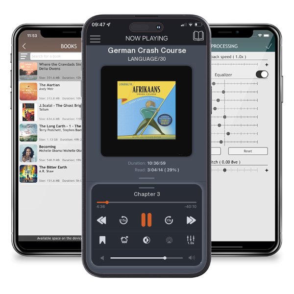 Download fo free audiobook German Crash Course by LANGUAGE/30 and listen anywhere on your iOS devices in the ListenBook app.