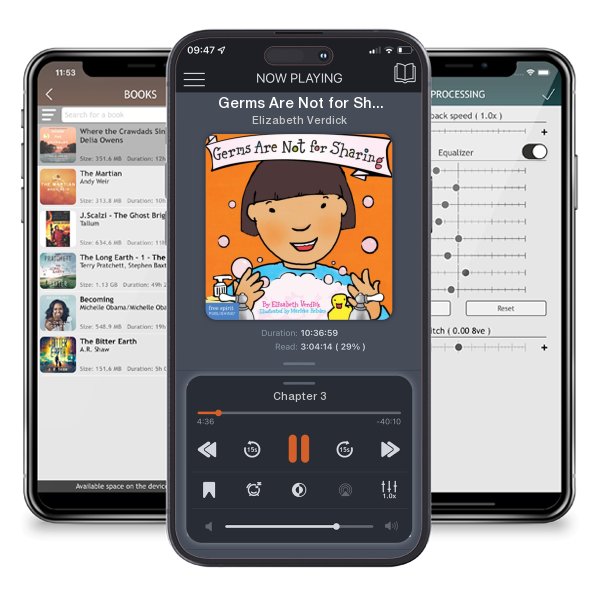 Download fo free audiobook Germs Are Not for Sharing Board Book (Best Behavior®) (Board book) by Elizabeth Verdick and listen anywhere on your iOS devices in the ListenBook app.