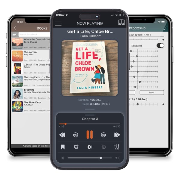 Download fo free audiobook Get a Life, Chloe Brown by Talia Hibbert and listen anywhere on your iOS devices in the ListenBook app.