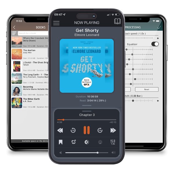 Download fo free audiobook Get Shorty by Elmore Leonard and listen anywhere on your iOS devices in the ListenBook app.